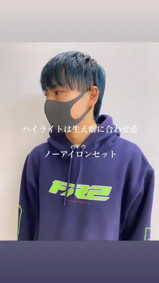 ショート カラー パーマ ヘアアレンジ メンズ 【池袋/スパイキー ショート】ⓝⓘⓜⓤのヘアスタイル