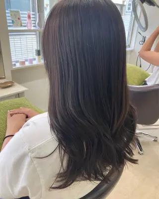 ミディアム カラー 韓国風⭐️くびれヘア 🍀高津かえでのヘアスタイル