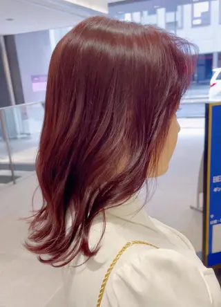 ミディアム mana/メンズ/ ヘアセット/ブリーチのヘアスタイル