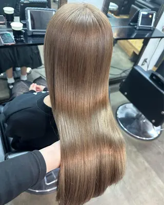 ロング カラー 🫧シールエクステ/ 艶カラー🫧アサミ️のヘアスタイル