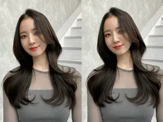 ロング カラー レイヤー/艶カラー /韓国ヘア/高松のヘアスタイル