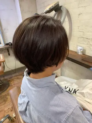 ショート パーマ 銀座No.1髪質改善 縮毛矯正/本木のヘアスタイル