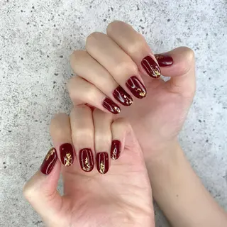 ミディアム カラー パーマ ヘアアレンジ メンズ キッズ ネイル マツエク・マツパ Salon Ｋのネイルデザイン