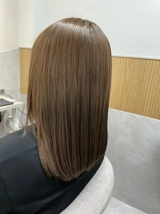 セミロング 西 めぐみのヘアスタイル