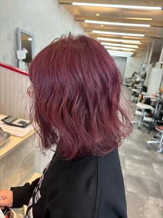 ミディアム 田中 沙也香のヘアスタイル