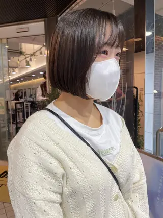 ミディアム 韓国ヘア🦋 MIYUのヘアスタイル