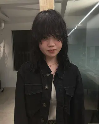 ロング カラー ケアパーマ/ケアブリ ーチdaisukeのヘアスタイル