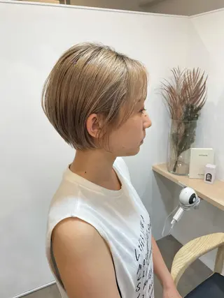 ショート 大迫 江梨のヘアスタイル
