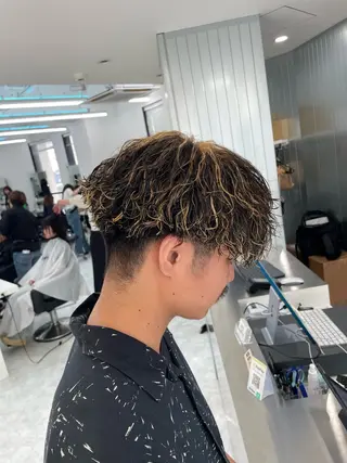 カラー パーマ メンズ SEIGO/カット /メンズパーマ🔥のヘアスタイル