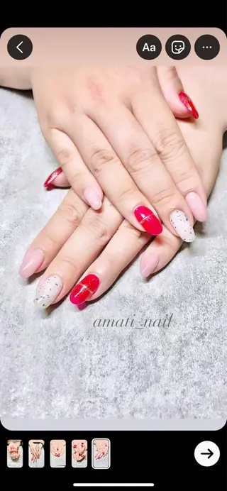 ネイル amati_nail TAKAKOのネイルデザイン