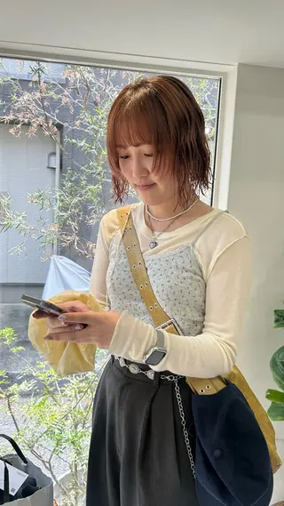 ショート じゅわっと暖色カラー 🍊Moemiのヘアスタイル