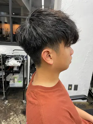 ショート メンズ メンズパーマ メンズ特化ryoのヘアスタイル