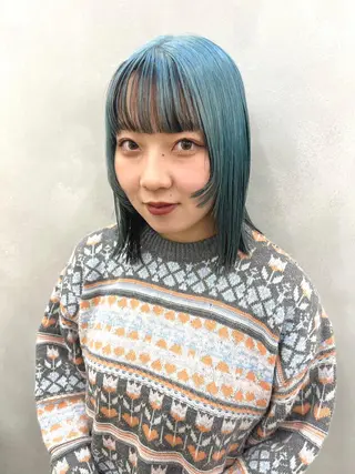 ミディアム カラー 🎀透明感 カラー🎀ミズキのヘアスタイル