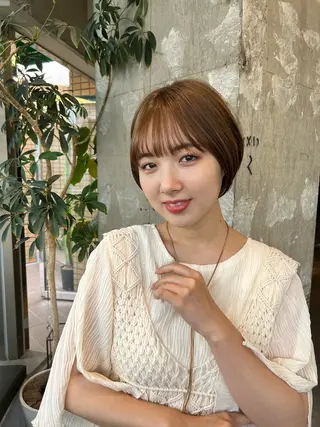 ショート パーマ ROBBY所属・松井美樹/似合わせ ガーリー・韓国のヘアスタイル