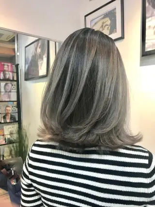 セミロング 🔍髪質改善診断🔎 長山　 シュンスケのヘアスタイル