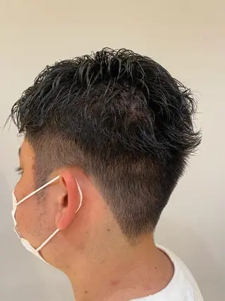 メンズ なみまきパーマ/ボブ パーマ🌼杉田 萌恵のヘアスタイル