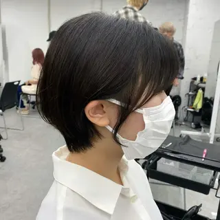 ショート カラー 💕コテ巻き風パーマ 💕KEIYA 💕のヘアスタイル