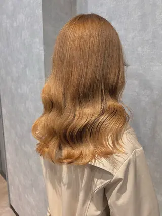 セミロング 最新ケアカラー 髪質改善YUTOのヘアスタイル