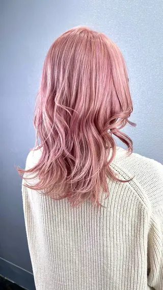 ミディアム カラー ブリーチ/髪質改善 Norikaのヘアスタイル