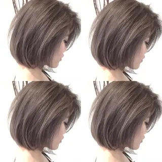 ショート カラー 井上 一平のヘアスタイル