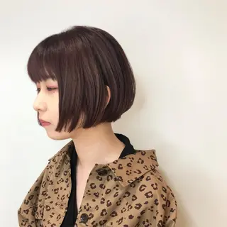 ショート カラー HOLON池袋所属・ウルフカット ハッシュカット/七海のヘアスタイル