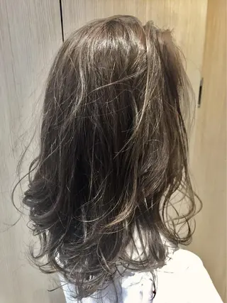 セミロング 堀井 猛史のヘアスタイル