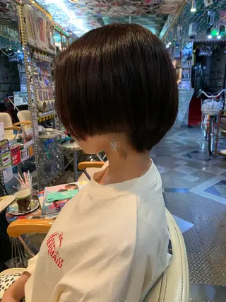 ショート カラー haco+所属・🌈派手髪エクステ ブレイズ🌈ひろとのヘアスタイル