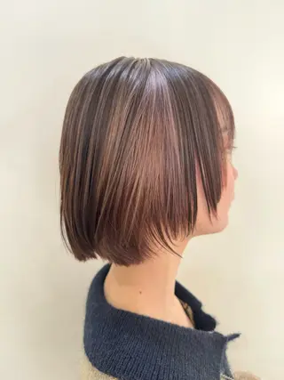 ミディアム カラー 無料ボブカットモデル 様募集中/あいらのヘアスタイル