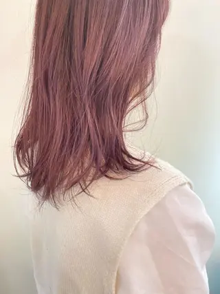 ミディアム レイヤーウルフ エクステ磯部のヘアスタイル