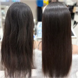 ロング パーマ 銀座/オリーブ/ 透明感カラー✨りくのヘアスタイル