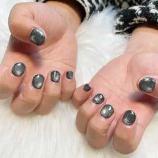 ネイル ゴテゴテ💙ワンホン リオナのネイルデザイン