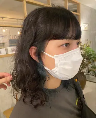 ミディアム カラー 2＋1salon所属・cocoro /ショートヘア/ボブのヘアスタイル