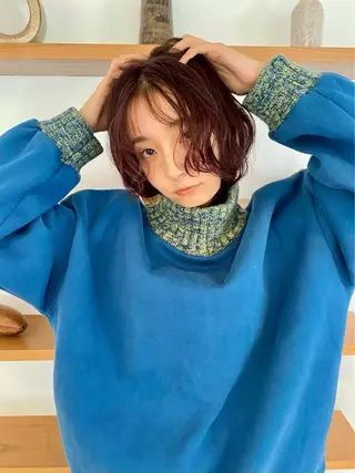 ロング カラーモデル🎨✨ 長與夕夏のヘアスタイル