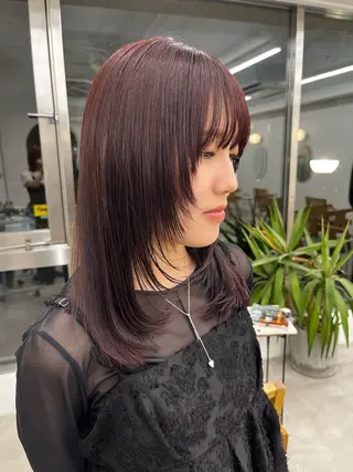 ミディアム 【sica】 レナのヘアスタイル