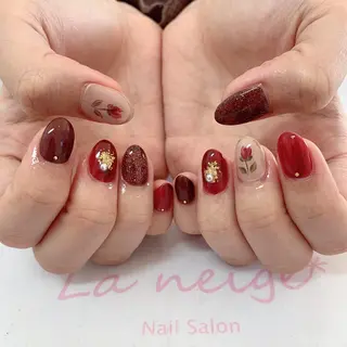 ネイル La neige* yuki 🥯🍑のネイルデザイン