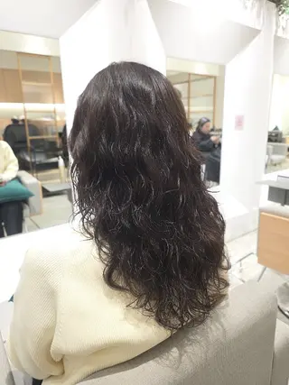 セミロング パーマ ✂髪質改善ストレート NO.1 深澤 颯斗のヘアスタイル