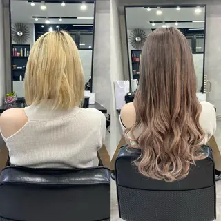 ロング カラー ヘアアレンジ ar+ ❤︎ maiのヘアスタイル