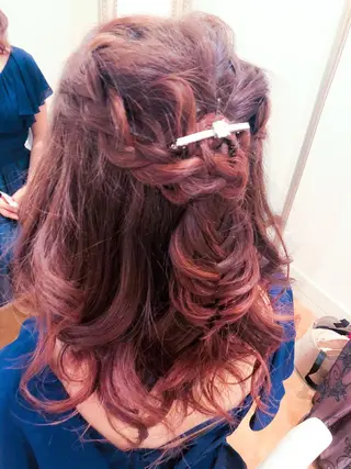 セミロング ヘアアレンジ ＊ヘッドスパ＊ 保田   遥＊のヘアスタイル