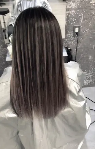 セミロング カラー ヘアアレンジ アンドウ ユウ/ レイヤーカット/韓国のヘアスタイル