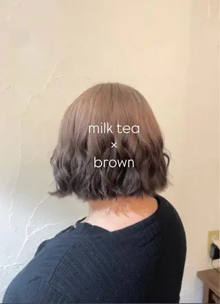 ミディアム カラー パーマ NOELA所属・加藤 愛鈴のヘアスタイル