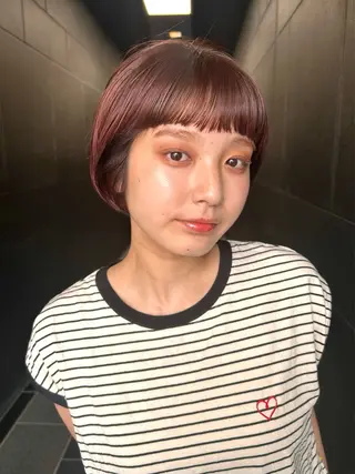 ショート カラー 透明感/ベージュ /kazui🐈のヘアスタイル