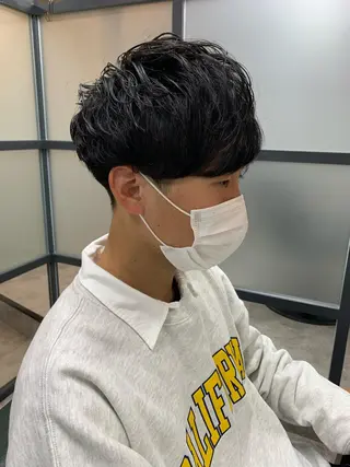 ショート パーマ メンズ 【S.BROOM】 店長　西川徹のヘアスタイル