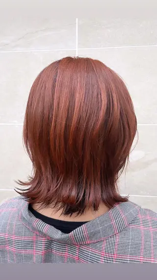 ミディアム カラー BoomBOX所属・HIBIKI/原宿 ハッシュカット🪄のヘアスタイル