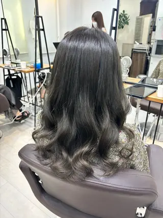 ロング I S所属・🌿透明感カラー‪ 縮毛矯正✨かずきのヘアスタイル