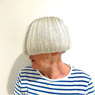 ショート 🫧RYOグレージュ /透け感カラー🫧のヘアスタイル