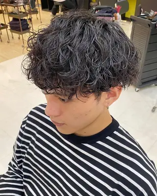 パーマ メンズ 年間2000名担当◎ パーマ職人/仲原佑樹のヘアスタイル