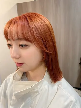 カラー sherry/R所属・sherry/R 三川町　川口真里奈のヘアスタイル