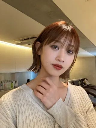 ショート カラー パーマ ヘアアレンジ 小玉 彰哉のヘアスタイル