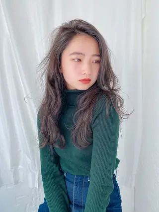 ロング 谷野 祥真のヘアスタイル