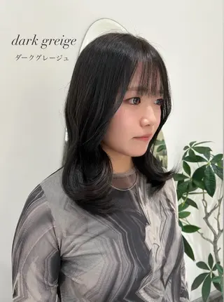 ミディアム 透明感カラー🍃 レイヤースタイル✨葵のヘアスタイル